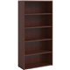 Lorell Prominence 2.0 Bookcase - 34" x 12"69" , 1" Top - 0 Door(s) - 6 Shelve(s) - Band Edge - Material: Particleboard - Finish: