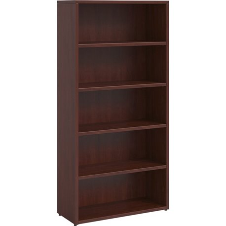 Lorell Prominence 2.0 Bookcase - 34" x 12"69" , 1" Top - 0 Door(s) - 6 Shelve(s) - Band Edge - Material: Particleboard - Finish: