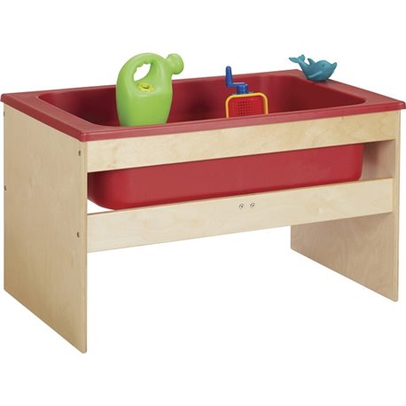 young Time Sensory Play Table - Rectangle Top - 36.50" Table Top Width x 22.50" Table Top Depth - 21.50" Height - Assembly Requi