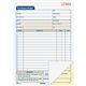 Adams Carbonless Purchase Order Statement - Tape Bound - 2 PartCarbonless Copy - 5.56" x 8.43" Sheet Size - 2 x Holes - White, C