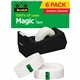 Scotch 3/4"W Magic Tape - 27.78 yd Length x 0.75" Width - 1" Core - Dispenser Included - Desktop Dispenser - Split Resistant, Te