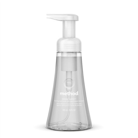 Method Foaming Hand Soap - Sweet Water ScentFor - 10 fl oz (295.7 mL) - Push Pump Dispenser - Hand - Clear - Paraben-free, Phosp