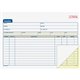 Adams Carbonless Invoice Book - Tape Bound - 2 PartCarbonless Copy - 7.93" x 5.56" Sheet Size - 2 x Holes - White, Canary - Asso