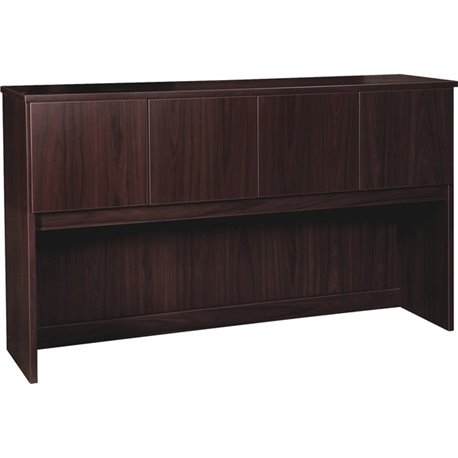 Lorell Prominence 2.0 Hutch - 66" x 16"39" - 4 Door(s) - Material: Particleboard - Finish: Laminate