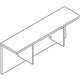 Lorell Prominence 2.0 Reception Desk Counter - 47.3" x 11.9"12" , 1" Table Top, 0.1" Edge - Band Edge - Material: Particleboard,