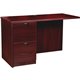 Lorell Prominence 2.0 Left Return - 42" x 24"29" , 1" Top - 2 x File Drawer(s) - Band Edge - Material: Particleboard - Finish: M