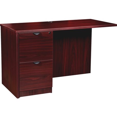 Lorell Prominence 2.0 Left Return - 42" x 24"29" , 1" Top - 2 x File Drawer(s) - Band Edge - Material: Particleboard - Finish: M