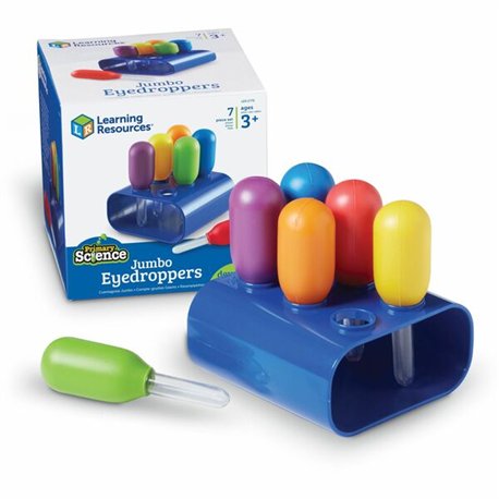 Learning Resources Jumbo Eyedroppers Set - Theme/Subject: Fun, Learning - Skill Learning: Science, Science Experiment, Cause & E