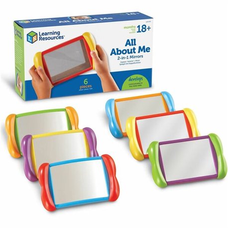 Learning Resources All About Me 2-in-1 Mirrors - Theme/Subject: Learning, Fun - Skill Learning: Visual, Social Skills, Language,