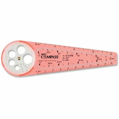 Learning Resources Safe-T Compass - Plastic - Orange - 1 Each