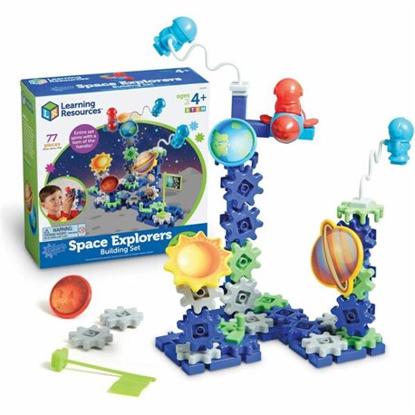 Gears! Gears! Gears! Space Explorers Building Set - Skill Learning: Visual, Counting, Sorting, Matching, Patterning, Problem Sol