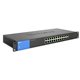 Linksys LGS124P 24-Port Business Gigabit POE+ Switch - 24-port switch with 12 PoE+ ports (ports 1-6 and 13-18) and dedicated PoE