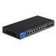 Linksys 8-Port Managed Gigabit PoE+ Switch with 2 1G SFP Uplinks - 8 Ports - Manageable - TAA Compliant - 3 Layer Supported - Mo