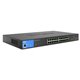 Linksys 24-Port Managed Gigabit PoE+ Switch with 4 1G SFP Uplinks - 24 Ports - Manageable - Gigabit Ethernet - 1000Base-T, 1000B