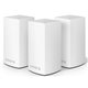 Linksys Velop Intelligent Mesh WiFi System- 3-Pack White (AC1300) - 2.40 GHz ISM Band - 5 GHz UNII Band(3 x Internal) - 162.50 M