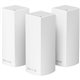 Linksys Velop Intelligent Mesh WiFi System- Tri-Band- 3-Pack White (AC2200) - 2.40 GHz ISM Band - 5 GHz UNII Band - 6 x Antenna(