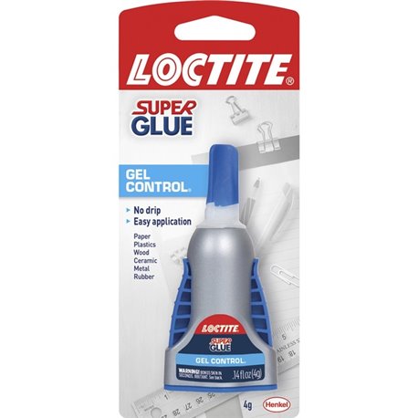 Loctite Gel Control Super Glue - 0.14 fl oz - 1 Each - Clear