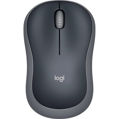 Logitech M185 Wireless Mouse, 2.4GHz with USB Mini Receiver, 12-Month Battery Life, 1000 DPI Optical Tracking, Ambidextrous, Com