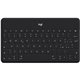 Keys-To-Go Super-Slim and Super-Light Bluetooth Keyboard for iPhone, iPad, and Apple TV - Black - Wireless Connectivity - Blueto