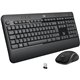 Logitech MK540 Advanced Wireless Keyboard and Mouse Combo for Windows, 2.4 GHz Unifying USB-Receiver, Multimedia Hotkeys, 3-Year