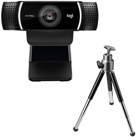 Logitech C922 Webcam - 2 Megapixel - 60 fps - USB 2.0 - 1920 x 1080 Video - Auto-focus - 78&deg Angle - 1.2x Digital Zoom - Micr