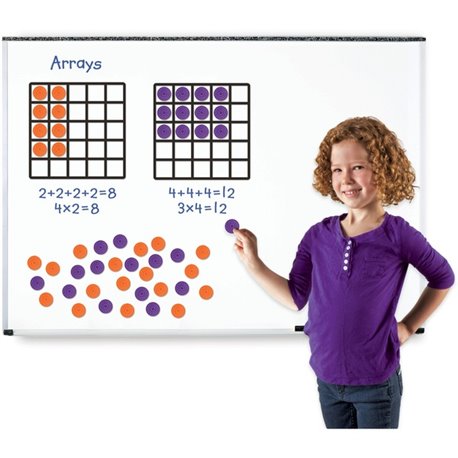 Learning Resources Giant Magnetic Array Set - Theme/Subject: Learning - Skill Learning: Multiplication, Addition, Number - 52 Pi