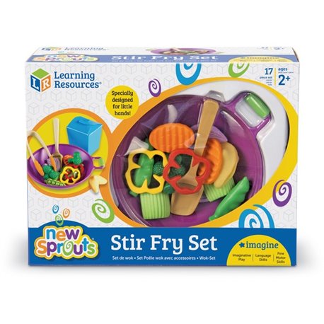 New Sprouts - Stir Fry Play Set - 17 / Set - Assorted - Plastic