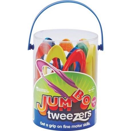 Learning Resources Jumbo Tweezers Set - Theme/Subject: Learning - Skill Learning: Fine Motor, Sensory Perception, Eye-hand Coord