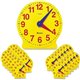 Learning Resources Classroom Clock Kit - Theme/Subject: Learning - Skill Learning: Time - 24 Pieces - Yellow