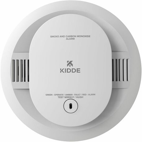 Kidde Battery Powered Smoke & Carbon Monoxide Alarm - Photoelectric, Ionization, Electrochemical - Smoke, Gas, Fire Detection - 