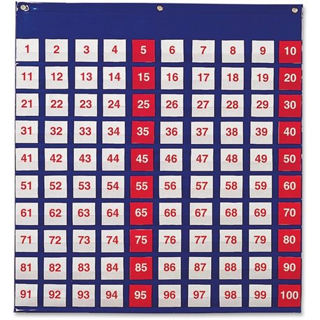 Learning Resources Hundred Pocket Chart - Theme/Subject: Learning - Skill Learning: Counting, Odd Number, Even Number, Number, M