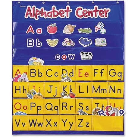 Learning Resources Alphabet Center Pocket Chart - Theme/Subject: Learning - Skill Learning: Alphabet, Picture Words, Word Buildi