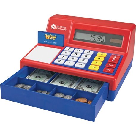 Pretend & Play Pretend Calculator/Cash Register - Theme/Subject: Learning - Skill Learning: Imagination, Money, Mathematics - 3-