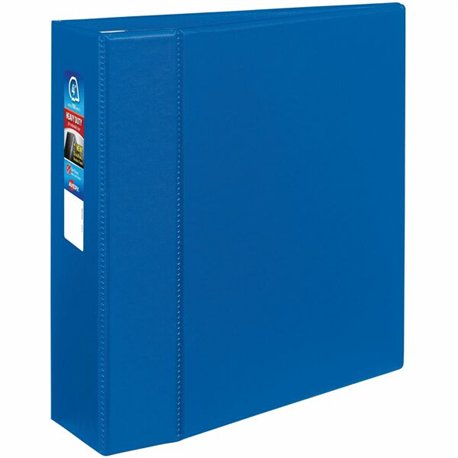 Avery Heavy-Duty Blue 4" Binder (79884) - Avery Heavy-Duty 3 Ring Binder, 4" One Touch EZD Rings, 4.5" Spine, 1 Blue Binder (798
