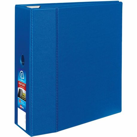 Avery Heavy-Duty Blue 5" Binder (79886) - Avery Heavy-Duty 3 Ring Binder, 5" One Touch EZD Rings, 2.3/4.8" Spine, 1 Blue Binder 