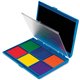 Learning Resources 7 Color Stamp Pad Ink Pad - 1 Each - Black, Green, Blue, Orange, Red, Yellow, Purple Ink