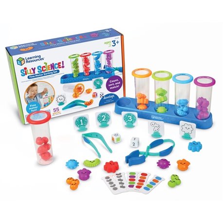 Learning Resources Silly Science Fine Motor Sorting Set - Theme/Subject: Fun - Skill Learning: Sorting, Fine Motor, Counting, Im