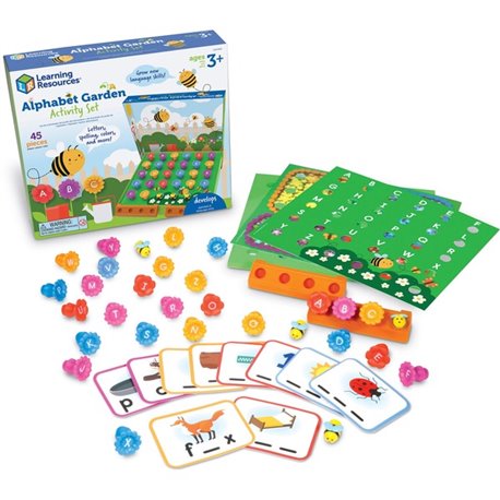 Learning Resources Alphabet Garden Activity Set - Theme/Subject: Early Learning - Skill Learning: Letter Recognition, Alphabet, 