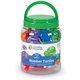 Learning Resources Snap-n-Learn Number Turtles - Skill Learning: Shape, Color, Number, Matching, One-to-One Correspondence, Coun