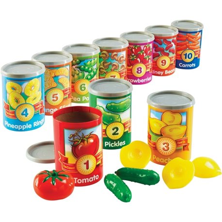 Learning Resources 1-10 Counting Cans Set - Theme/Subject: Learning - Skill Learning: Counting, Number, Sorting, Vocabulary, Mot