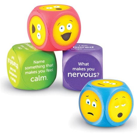 Learning Resources Soft Foam Emoting Cubes - Theme/Subject: Learning - Skill Learning: Social Development, Feeling, Emotion, Lan