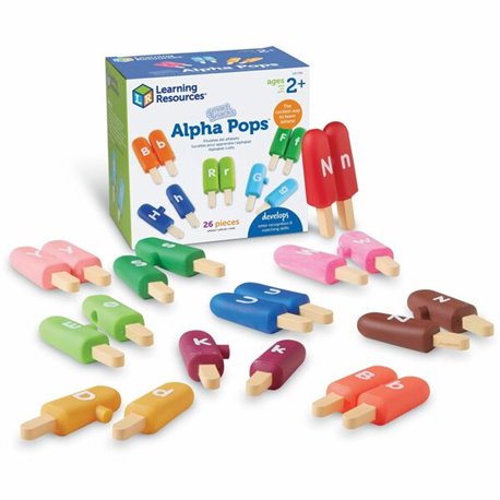 Smart Snacks Alpha Pops - Skill Learning: Visual, Color Identification, Letter Recognition, Expressive Language, Receptive Langu