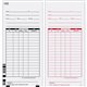 Lathem 7000E Double-Sided Time Cards - 100 Sheet(s) - White - White Sheet(s) - 100 / Pack