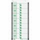 Lathem Thermal Time Clock Weekly Attendance Cards - 8.25" x 3.38" Form Size - White - Black Print Color - 100 / Pack