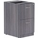 Lorell Essentials Series File/File Fixed File Cabinet - 16" x 22"28.3" - 2 x File Drawer(s) - Finish: Laminate, Weathered Charco