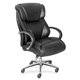 La-Z-Boy Executive Chair - Faux Leather Seat - Faux Leather Back - Mid Back - Black - 1 Each