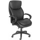 La-Z-Boy Chair - Black Faux Leather Seat - Black Faux Leather Back - High Back - Black - Armrest - 1 Each