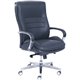 La-Z-Boy ComfortCore Gel Seat Executive Chair - Black Faux Leather Seat - Black Faux Leather Back - High Back - 1 Each