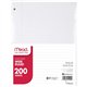 Mead 3-Hole Punched Wide-ruled Filler Paper - 200 Sheets - Ruled Red Margin - 8" x 10 1/2" - White Paper - 1 / Pack