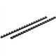 Mead CombBind Binding Spines - 0.37" Maximum Capacity - 55 x Sheet Capacity - For Letter 8 1/2" x 11" Sheet - Plastic - 125 / Bo